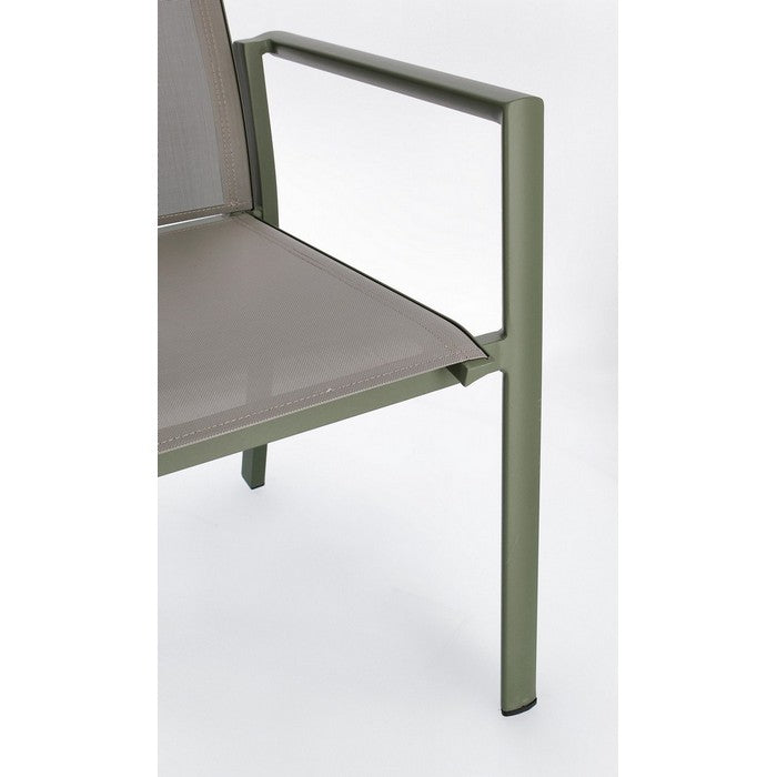 Sedia da giardino in alluminio con braccioli - Konnor - BIZZOTTO - 34271193235672