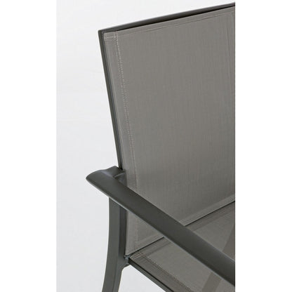 Sedia da giardino in alluminio con braccioli - Konnor