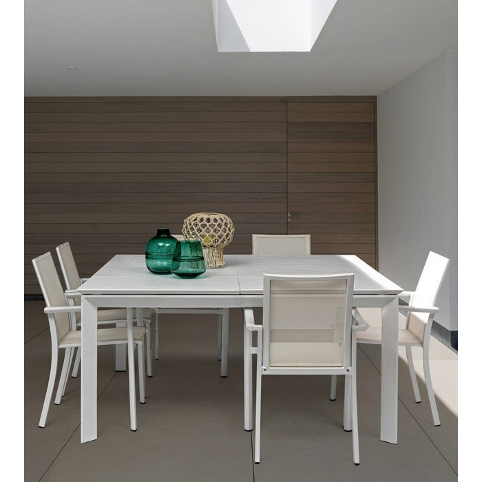 Tavolo da giardino allungabile in alluminio -  Konnor - BIZZOTTO - 34320914350296