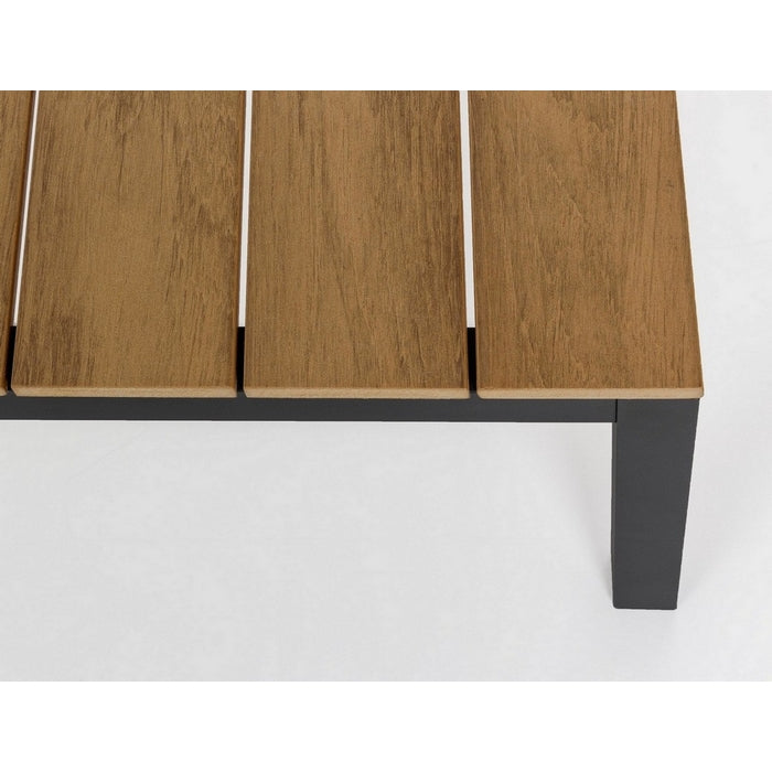 Salotto angolare da giardino in alluminio con cuscini - Elias