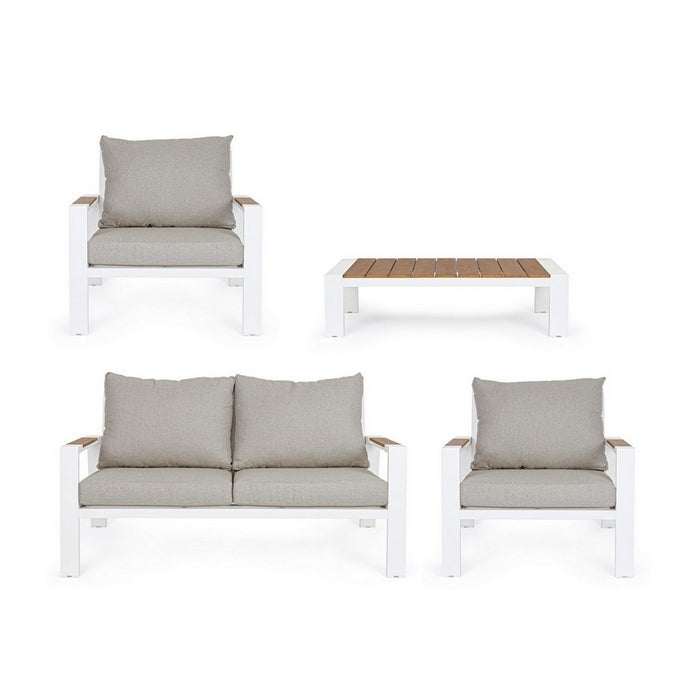 Salotto da giardino in alluminio con cuscini - Einar - BIZZOTTO - 34320938238168