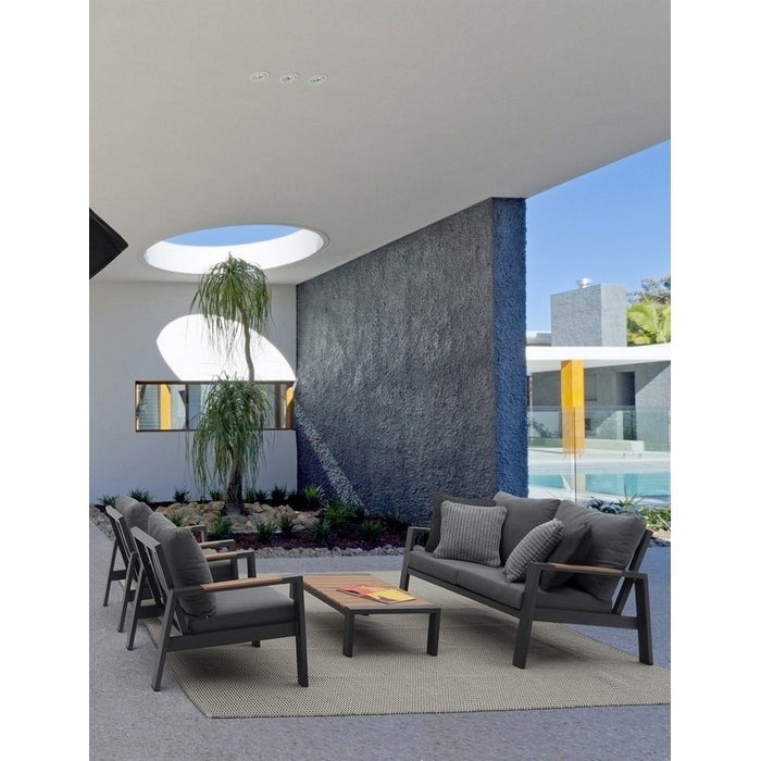 Salotto da giardino in alluminio con cuscini - Einar - BIZZOTTO - 34271230427352