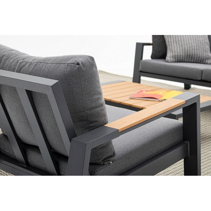 Salotto da giardino in alluminio con cuscini - Einar - BIZZOTTO - 34271230492888