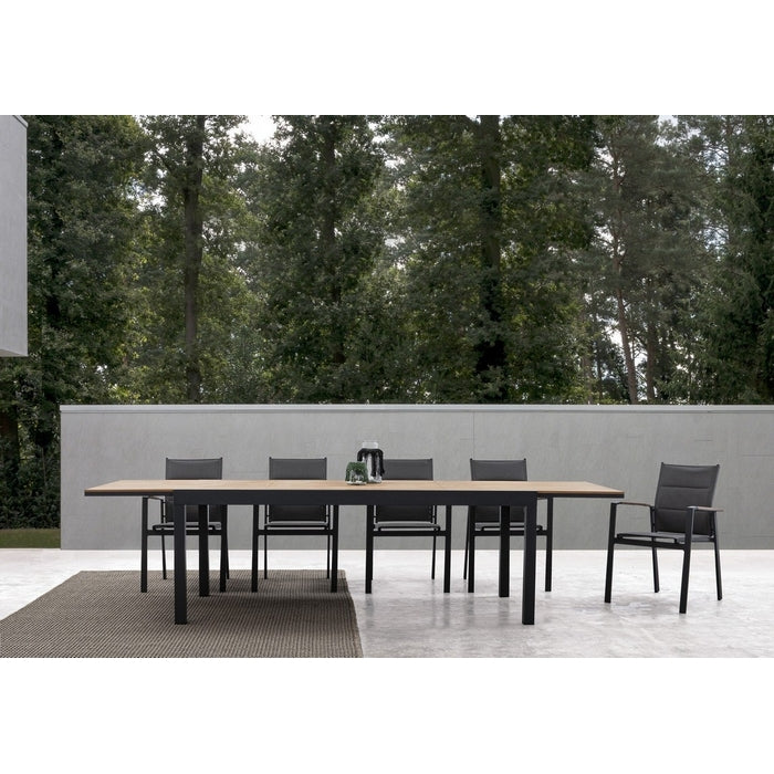 Sedia da giardino in alluminio Kubik con braccioli - BIZZOTTO - 34271241732312