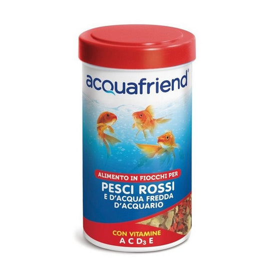 Mangime in fiocchi per pesci rossi con vitamine e omega3 - Acquafriend - RECORD - 64428996723066
