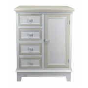 Mobile con 4 cassetti e anta - Shabby