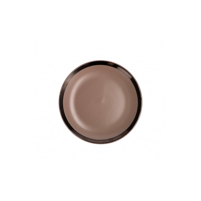 Servizio da 18 piatti in ceramica elegance con bordo