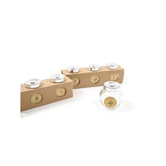 Set 3 barattoli in vetro con tappo