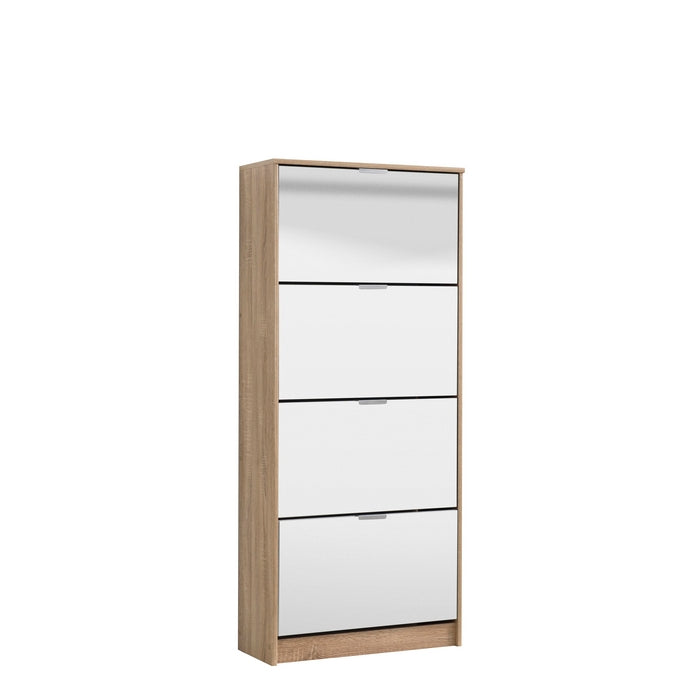 Scarpiera a specchio Iceland rovere
