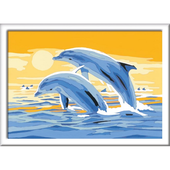 Creart kit pittura per bambini Delfini Amici