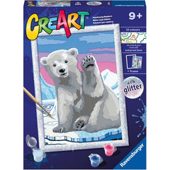 Creart kit pittura per bambini Ciao Ciao Orso Polare
