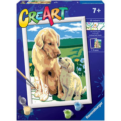Creart kit pittura per bambini Retriever Sul Prato