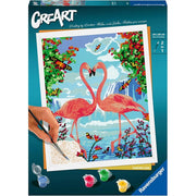 Creart kit pittura per bambini Fenicotteri Innamorati