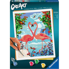 Creart kit pittura per bambini Fenicotteri Innamorati