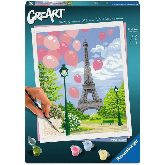 Creart kit pittura per bambini Primavera A Parigi