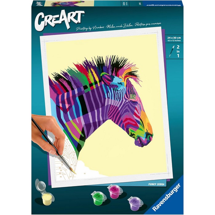 Creart kit pittura per bambini Zebra