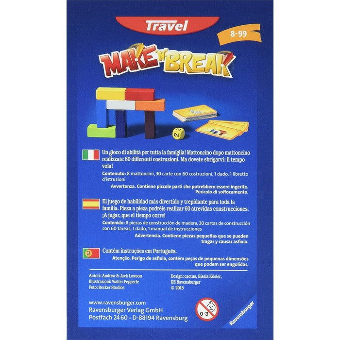 Make' N' Break Travel gioco tascabile