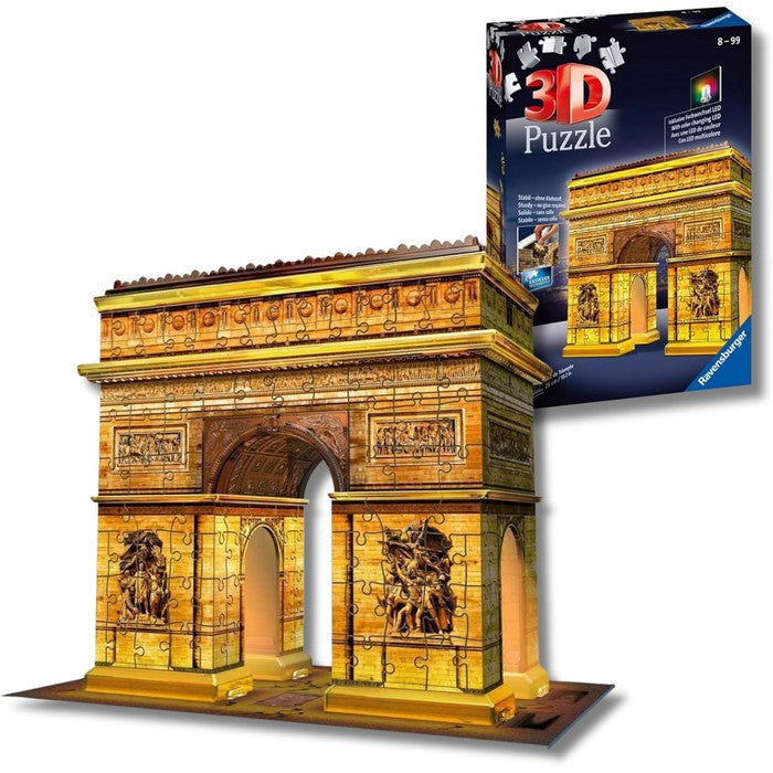 Arco di Trionfo Night Edition Puzzle 3D