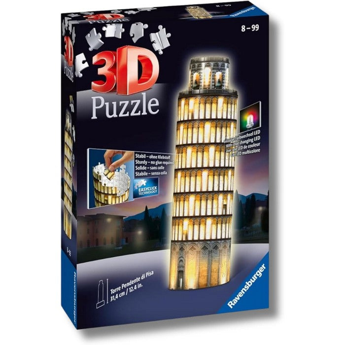 Torre di Pisa Night Edition Puzzle 3D