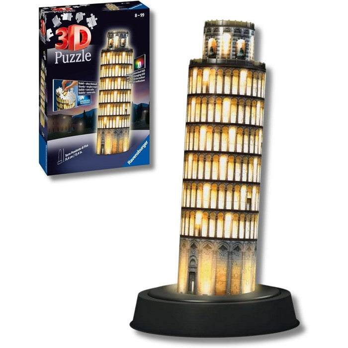 Torre di Pisa Night Edition Puzzle 3D