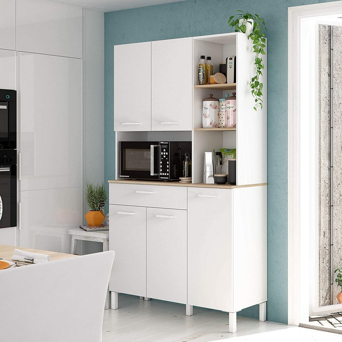 Mobile da cucina 5 ante con cassetto e ripiani