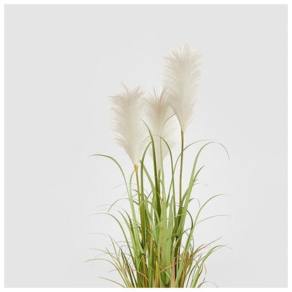 Pianta artificiale di pampas con vaso