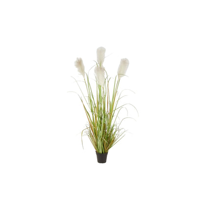 Pianta artificiale di pampas con vaso