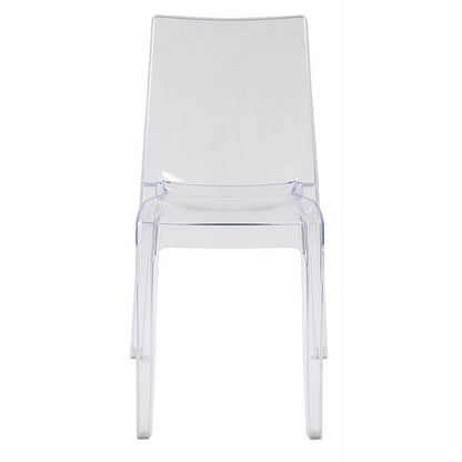 Sedia in policarbonato impilabile - Cristal Light