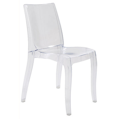 Sedia in policarbonato impilabile - Cristal Light