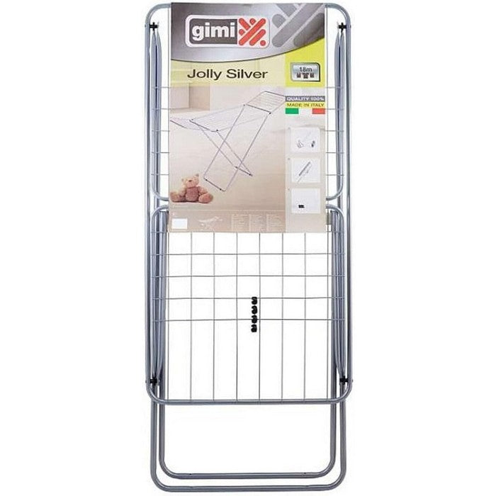 Stendibiancheria in acciaio 18 metri per stendere - Jolly Silver