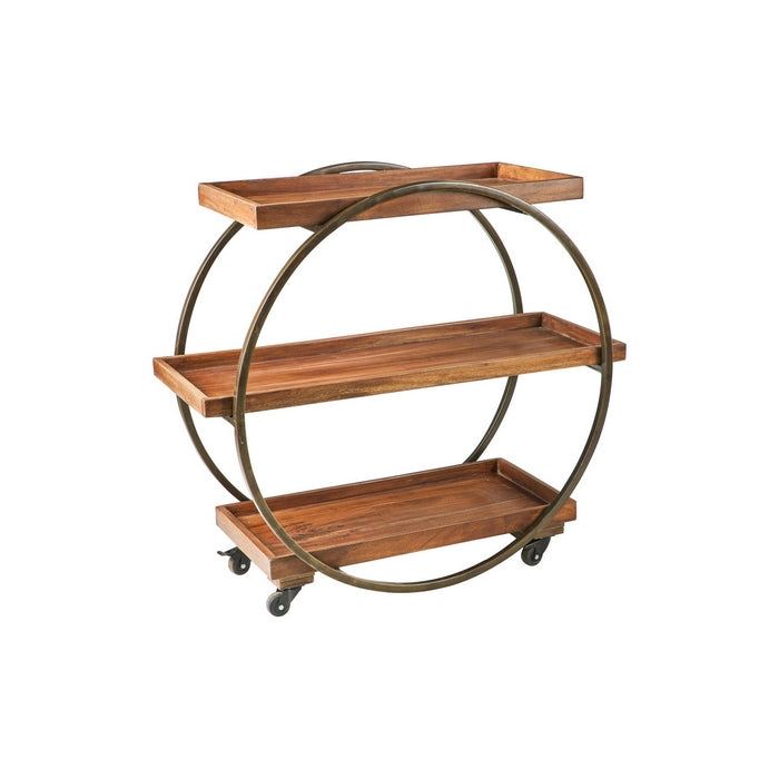 Carrello da cucina tondo - Essential - NOVITA' HOME - 34278199787736