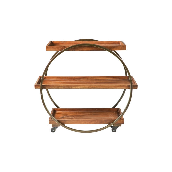 Carrello da cucina tondo - Essential - NOVITA' HOME - 34278200082648