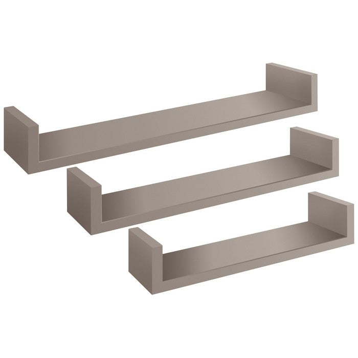 Set 3 mensole in fibra di legno - Calamita - SANITEC - 34264613847256