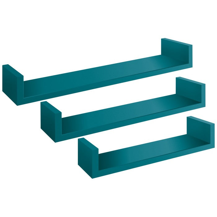 Set 3 mensole in fibra di legno - Calamita - SANITEC - 34268183691480