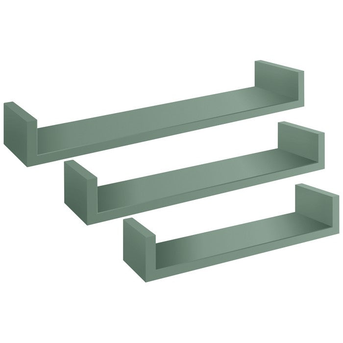Set 3 mensole in fibra di legno - Calamita - SANITEC - 34268184117464