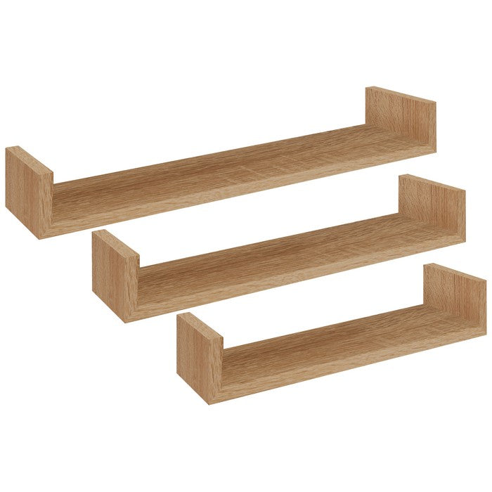 Set 3 mensole in fibra di legno - Calamita - SANITEC - 34264616272088