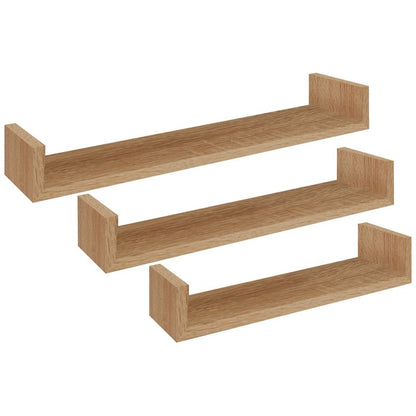 Set 3 mensole in fibra di legno - Calamita