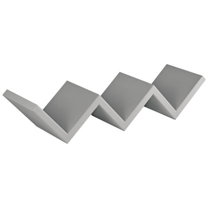 Mensola per libri zig zag in fibra di legno - Saetta
