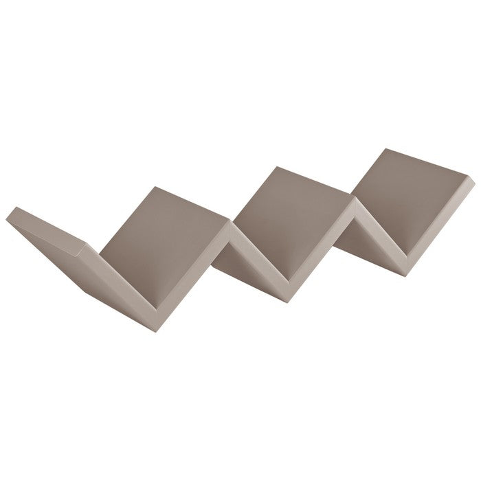 Mensola per libri zig zag in fibra di legno - Saetta - SANITEC - 34278258999512
