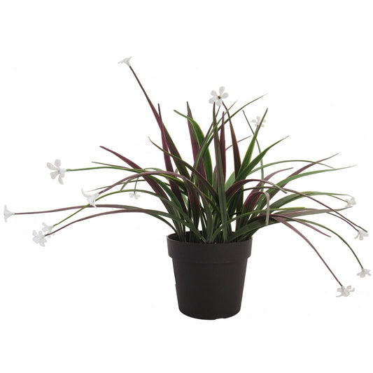 Piantina artificiale foglie lunghe - VERDELOOK - 34268257878232