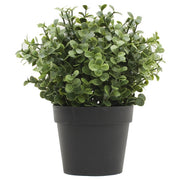 Piantina artificiale bosso verde chiaro-scuro