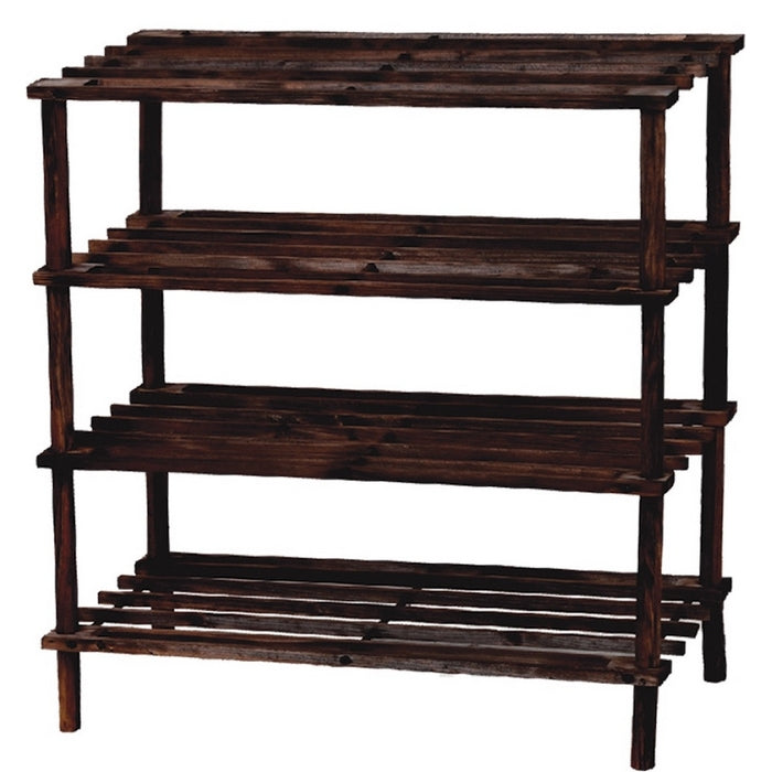 Scaffale multiuso con 4 piani - Woody - KASAVIVA - 34265141641432