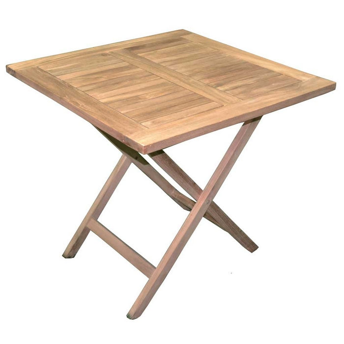Tavolo da giardino quadrato in teak - Vulcano - GREENWOOD - 34318524940504