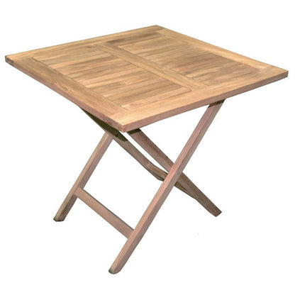 Tavolo da giardino quadrato in teak - Vulcano