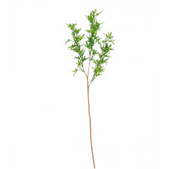 Ramoscello artificiale con foglie per decorazione 66 cm