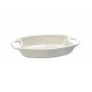 Pirofila in ceramica bianca
