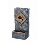 Fontana elettrica con LED 49 cm - Zen