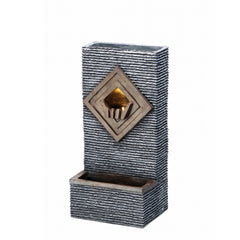 Fontana elettrica con LED 49 cm - Zen