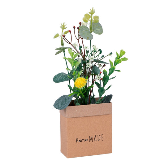 Piantina artificiale decorativa Home Made con busta 24 cm - CASA COLLECTION - 34268359622872