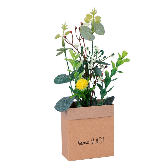 Piantina artificiale decorativa Home Made con busta 24 cm - CASA COLLECTION - 34278376145112
